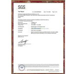 SGS證書(shū)